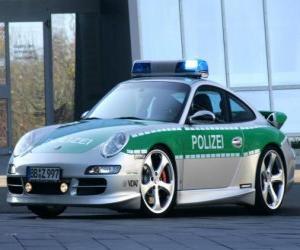 Puzzle Αστυνομική αυτοκινήτου - Porsche 911 -